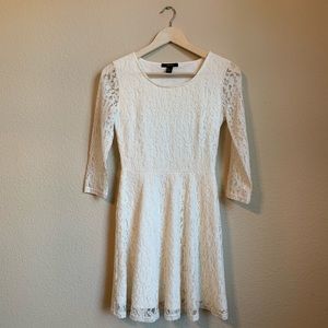 Foever21 Off-white Lace Dress